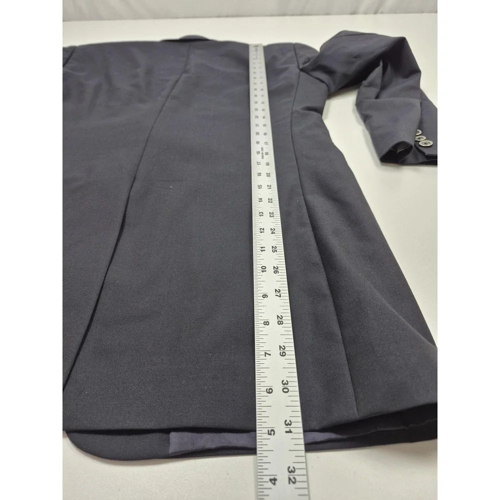 Brooks Brothers Loro piana Suit Jacket Mens M 39L Blue Wool 1818 Madison FLAW